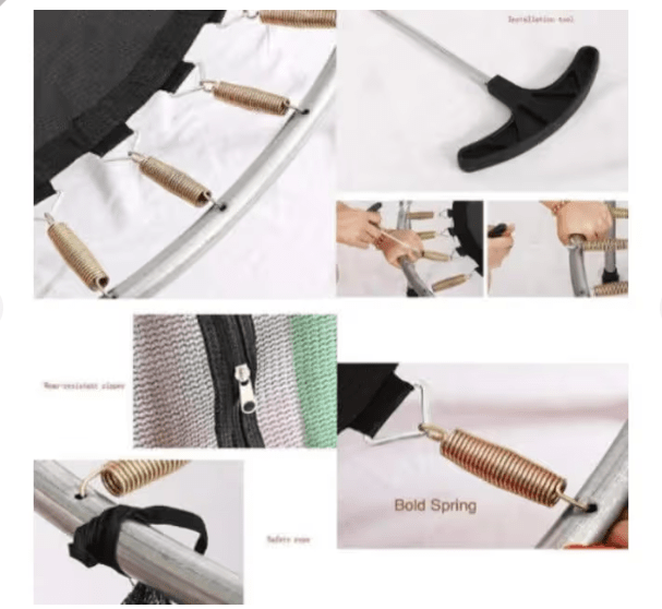 Kids Mini Trampoline with Enclosure Net - Joburg Online Shop