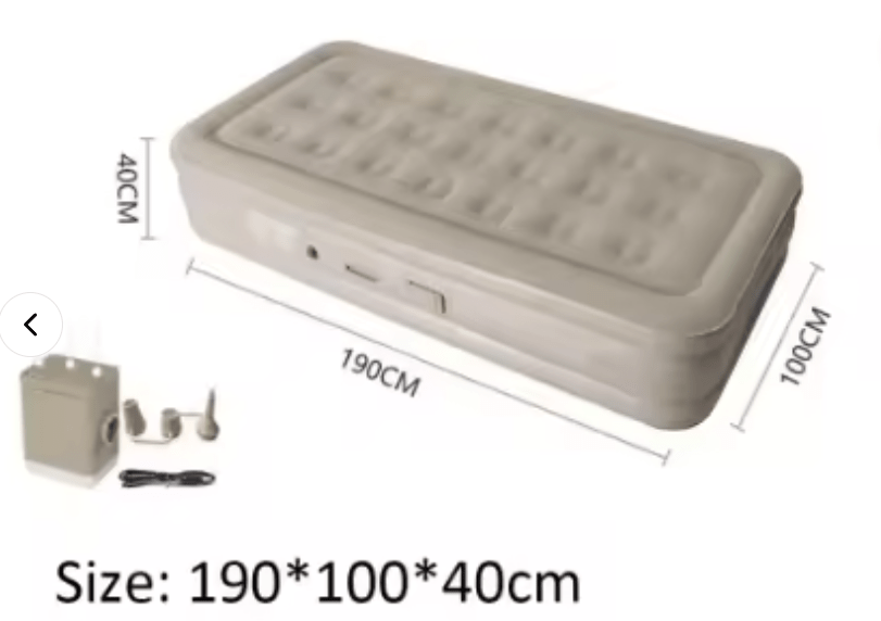 Foldable Single Air Bed with Pump - Joburg Online Shop