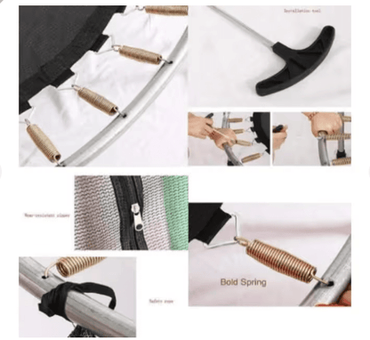 Kids Mini Trampoline with Enclosure Net - Joburg Online Shop