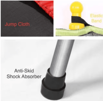 Kids Mini Trampoline with Enclosure Net - Joburg Online Shop