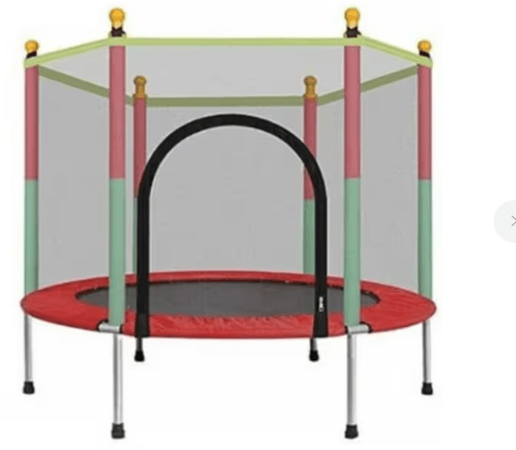 Kids Mini Trampoline with Enclosure Net - Joburg Online Shop