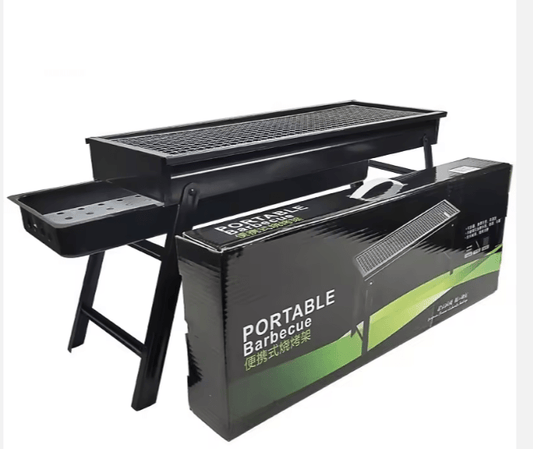 Portable Stainless Steel Folding Braai Set - Joburg Online Shop